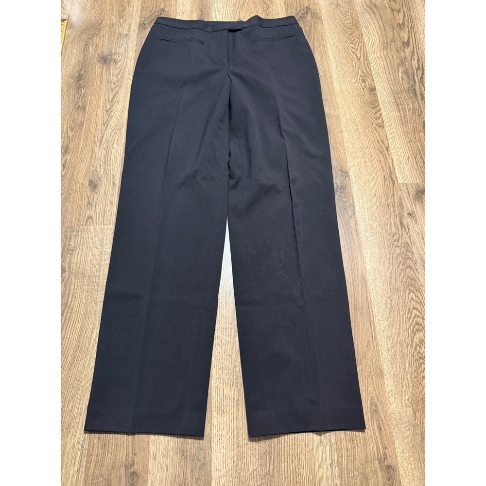 Ruby Rd Pants Womens Size 8 Black Trousers Straight Leg Stretch Dress Career